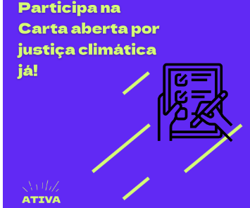 Apoie a Carta Aberta que será entregue na Conferência do Clima (COP27)